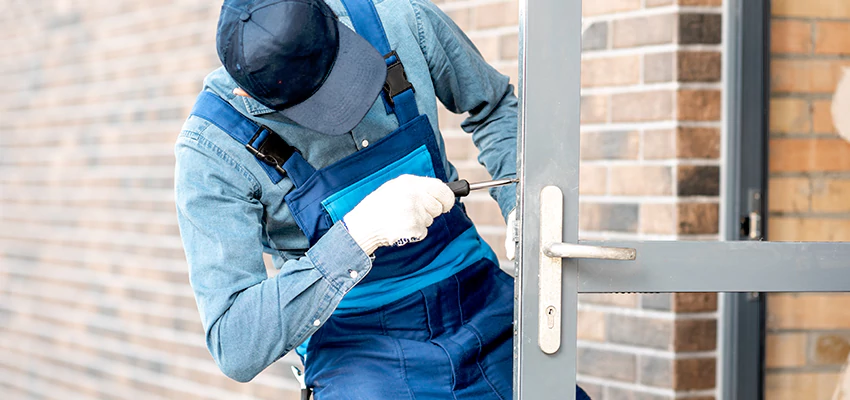 Pivot Storefront Door Locks Installation in Salida, California
